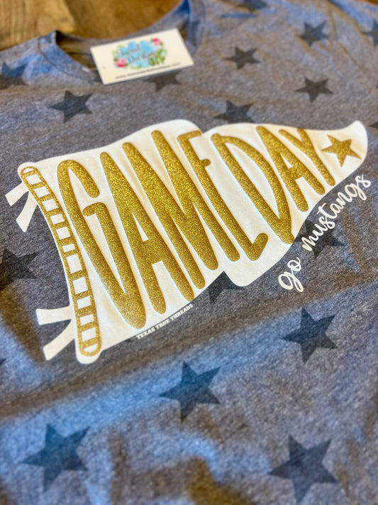 Game Day Pennant Star Tee