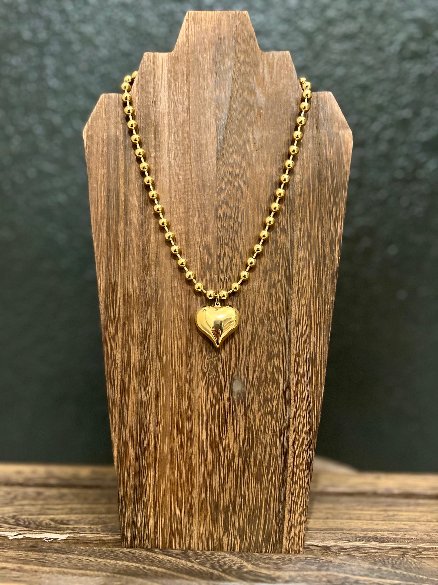 Bubble Heart Necklace