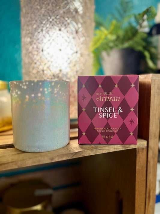 Tinsel & Spice Artisan Boxed Candle