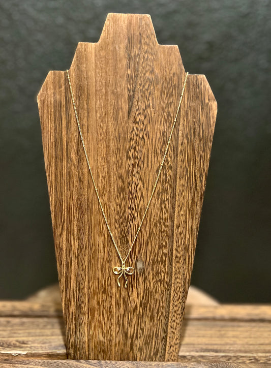 Dainty Diamond Wire Bow