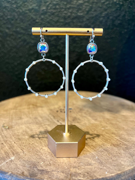 Pearl Hoop Earring