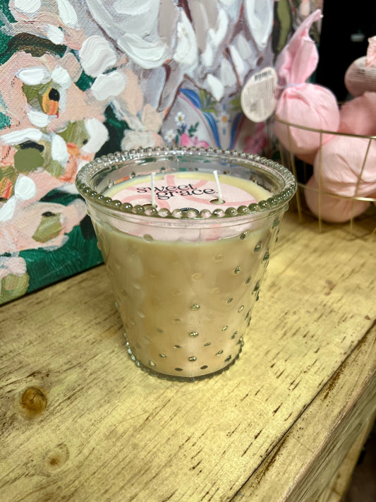 Vintage Glass Sweet Grace Candle