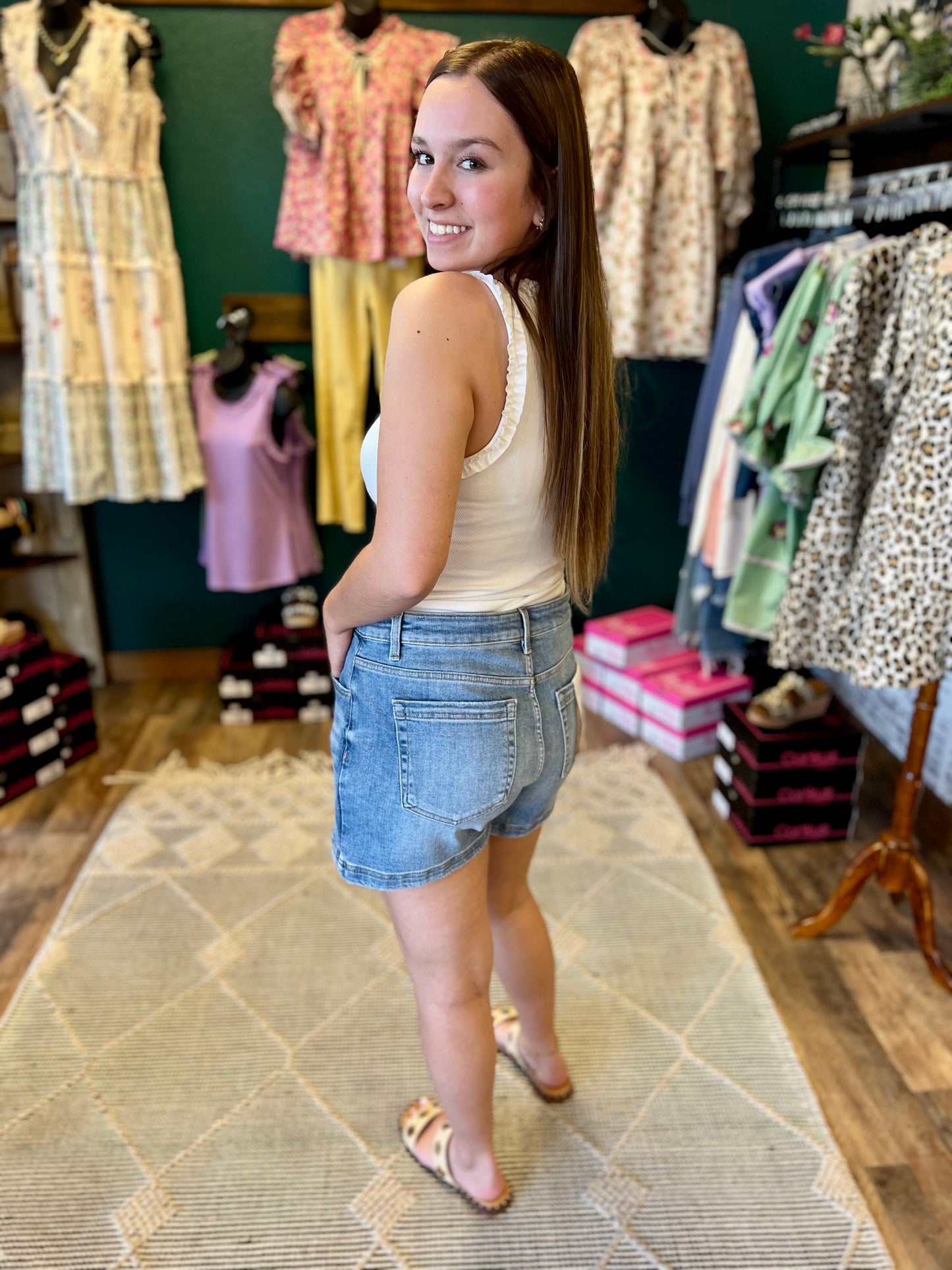 Denim Skort