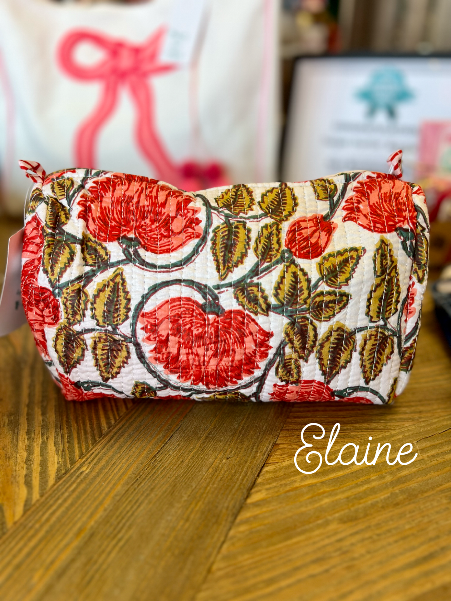 Quilted Cosmetic Bag