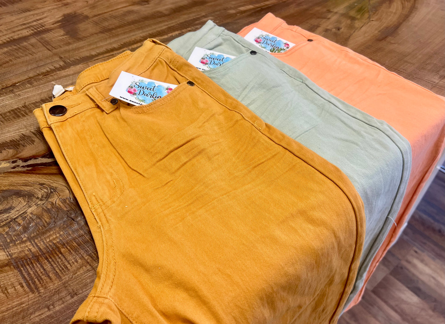 Single Button Colored Pant