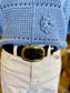 Paisley Cut Out Belt