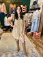 Khaki Mineral Washed Button Down Dress
