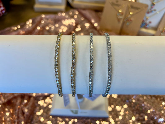 Stretch Diamond Tennis Bracelet