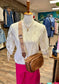 Camel Chevron Cross Body