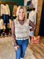 Side Tie Crochet Vest