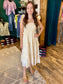 Cream Ruffle Skirt