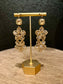 Bronze Double Daisy Earring
