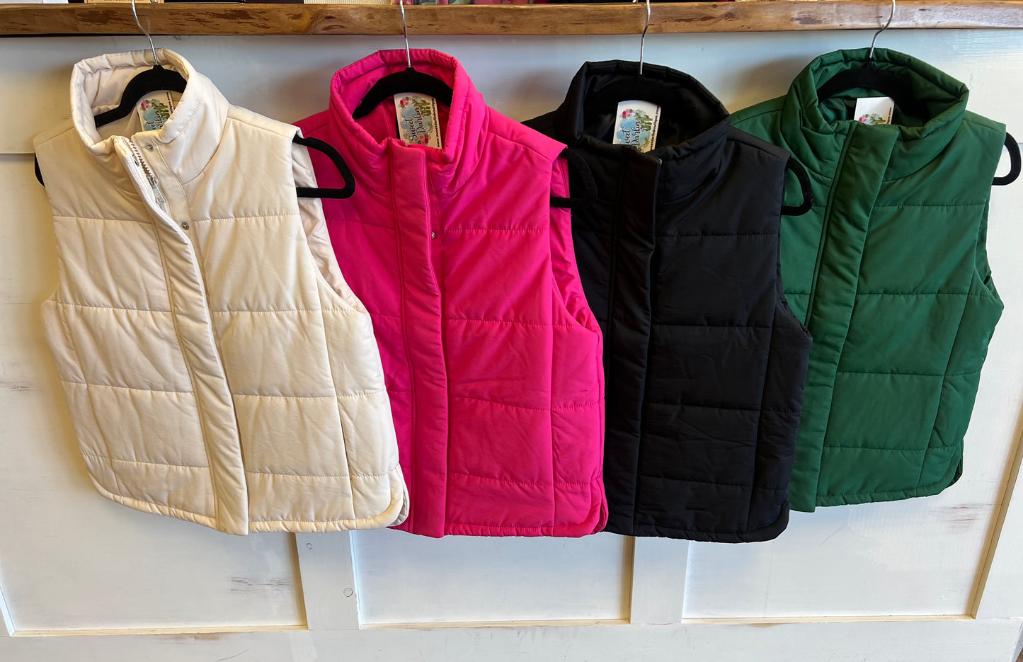 Zip Up Puffer Vest