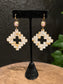 Aztec Gold Foil Earring