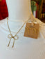 Dainty Bow Necklace