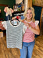 Stitched Flutter Sleeve Top