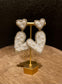 Pearl Beaded Heart Earring