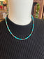 Turquoise Tube Necklace