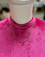 Snake Chain Charm Necklace