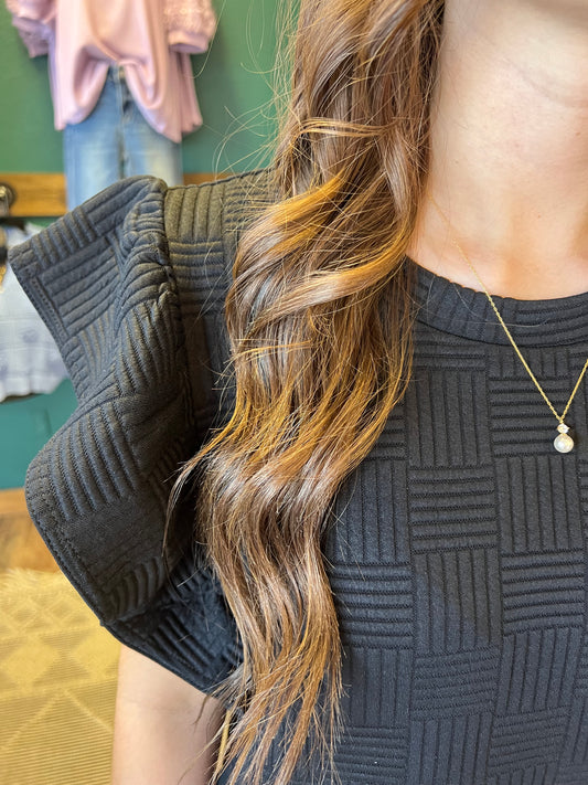 Black Woven Dress