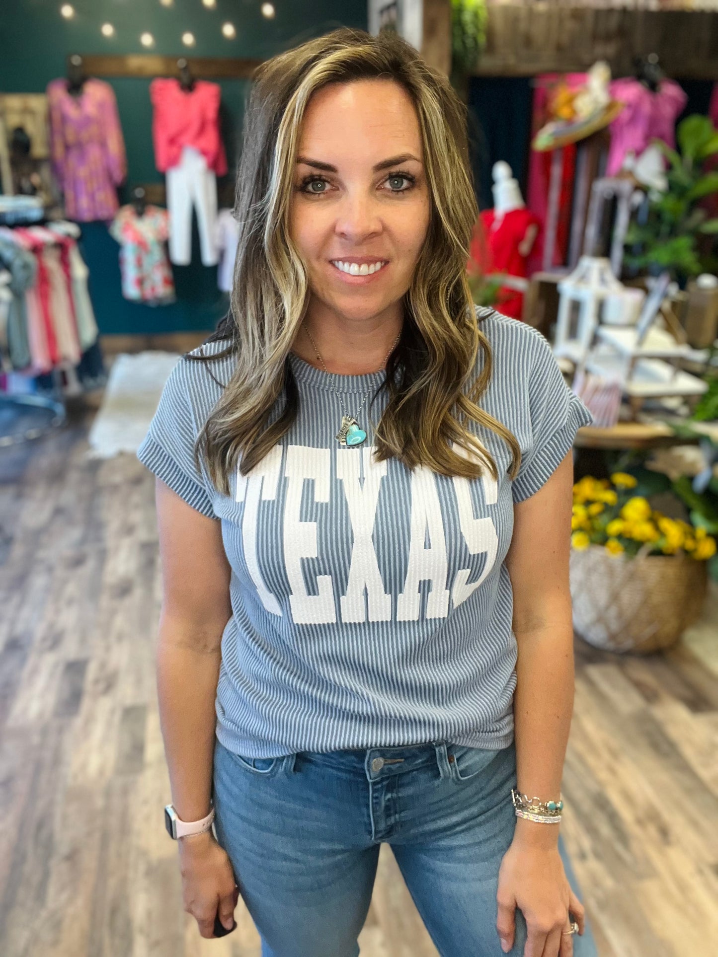 Ribbed Texas Top