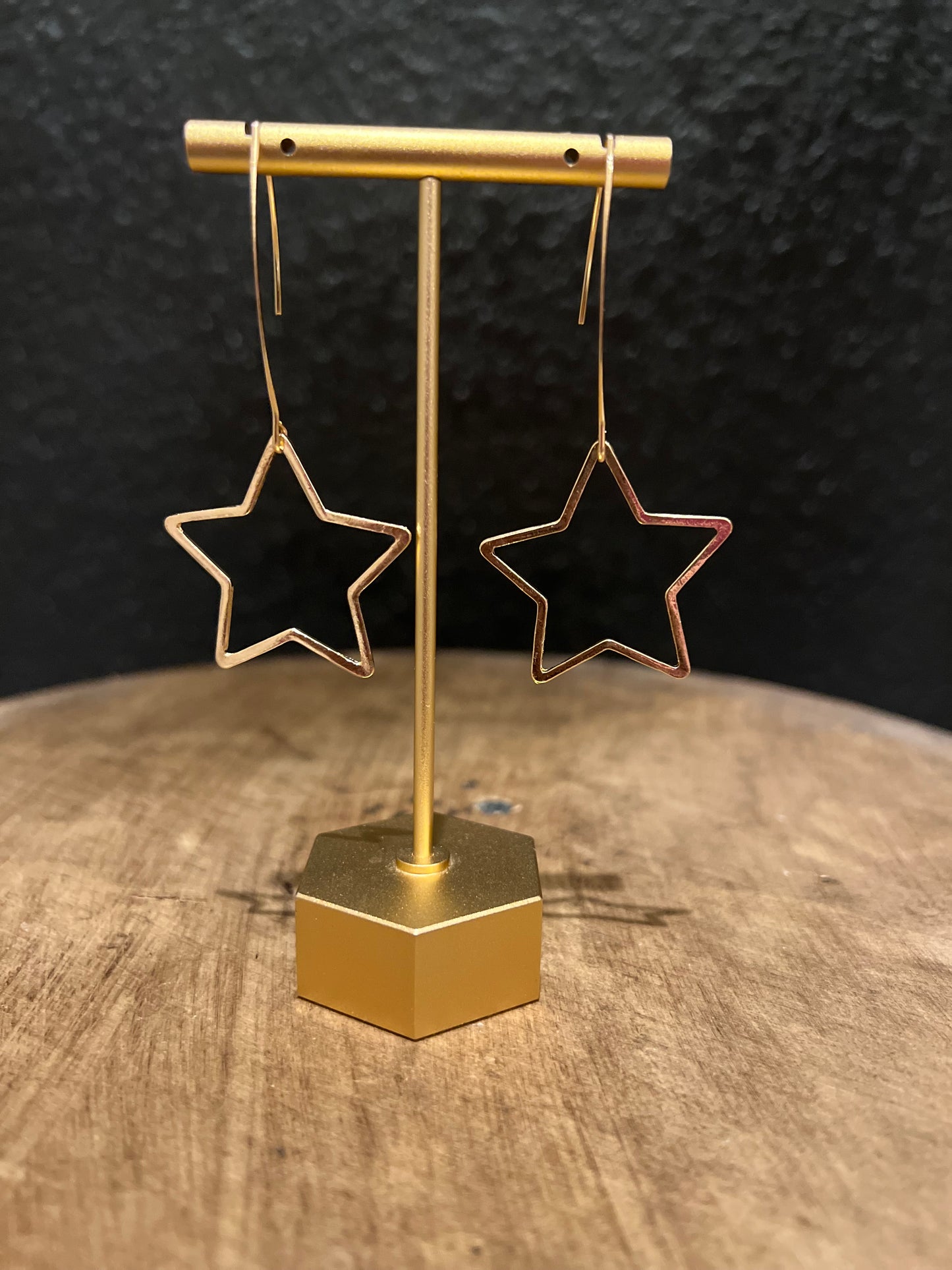 Gold Star Earring