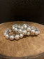 Matte Silver Stretch Braclet
