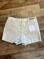 Cream High Rise Short