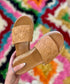 Woven Daisy Slip On Sandal