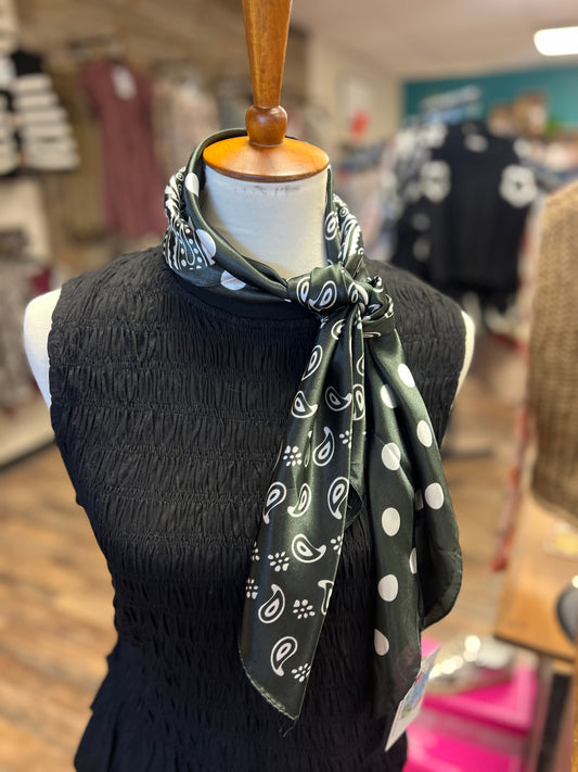 Polka Dot & Paisley Wild Rag