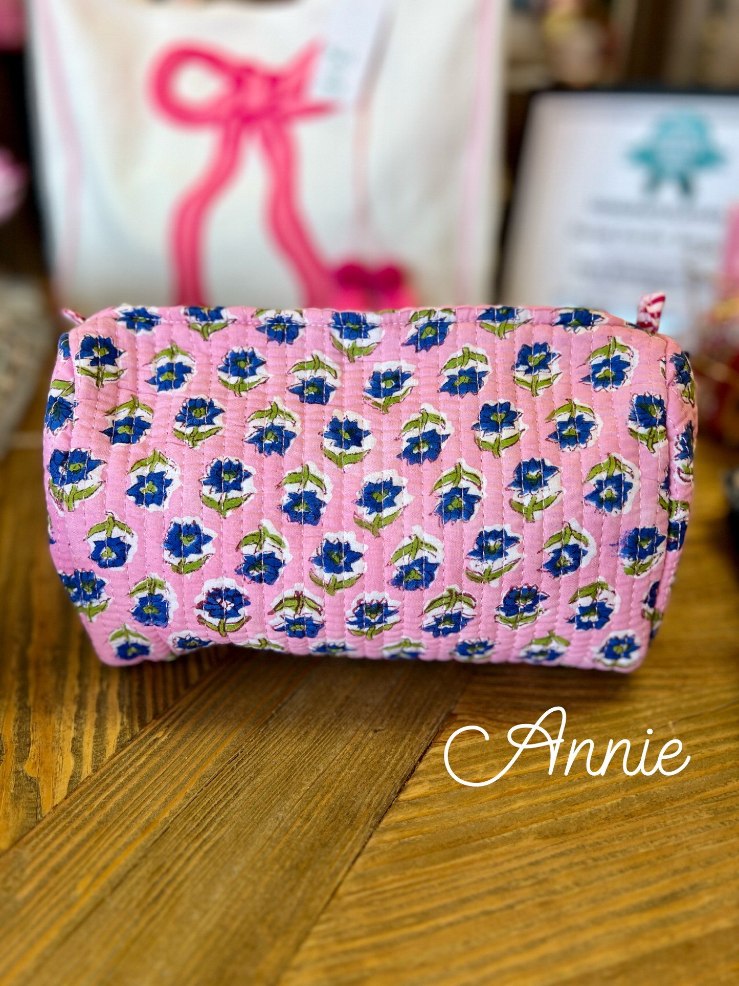 Quilted Cosmetic Bag