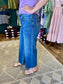 Dark Wash Wide Leg Jean