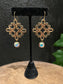 Gold Filigree Earrings