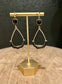 Black Beaded Teardrop Earring
