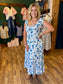 Blue Floral Dress