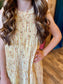 Natural Floral Printed Dress