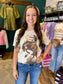 Glitzy Bronc Rider Crop Tee