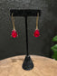 Ruby Teardrop Earring