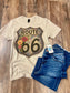 Embellished Route 66 Tee