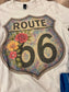Embellished Route 66 Tee