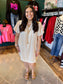 Linen Embroidered Dress