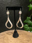 Silver Snake Chain Earring