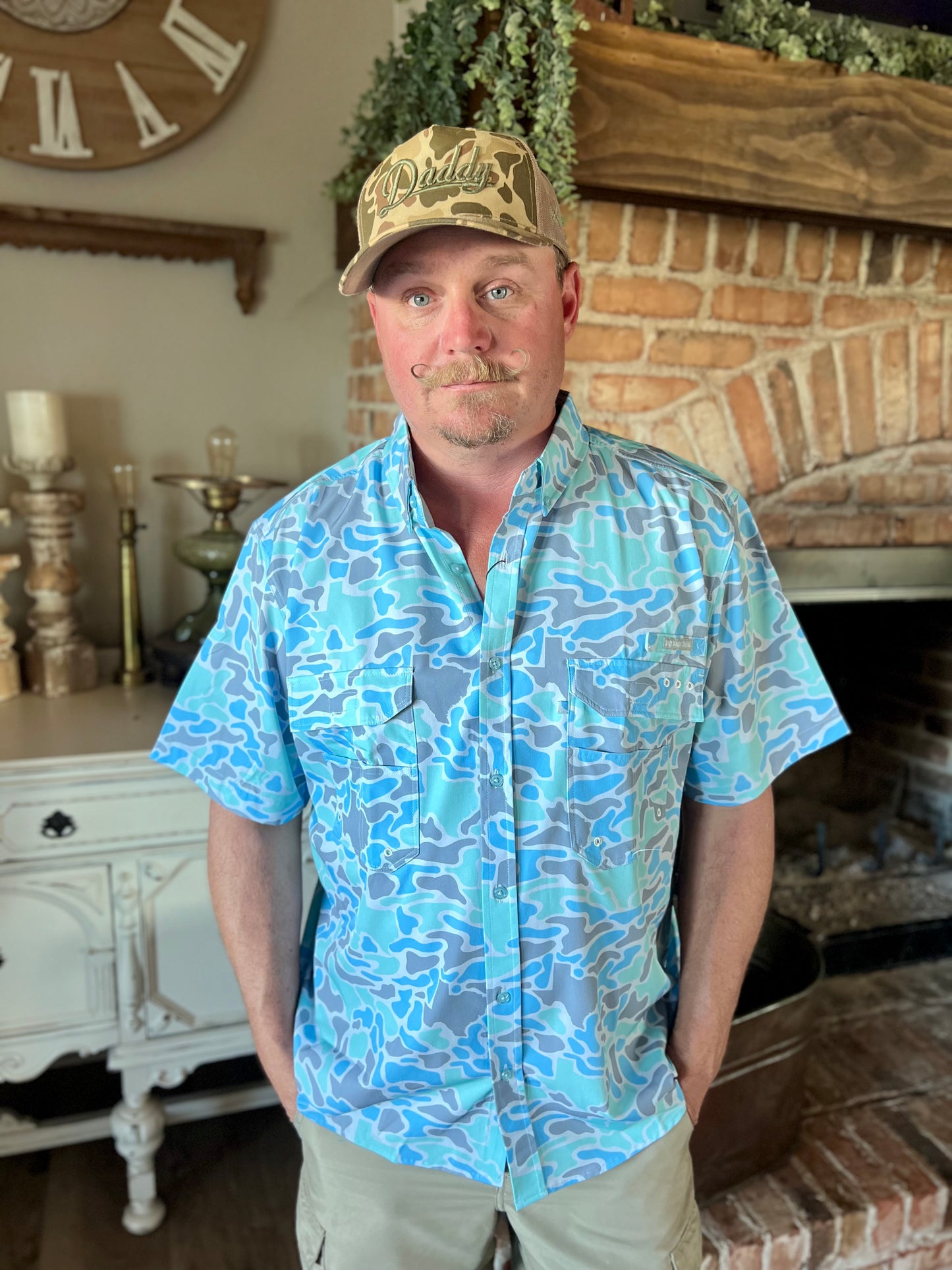 Texas Coastal Camo Fishing Shirt