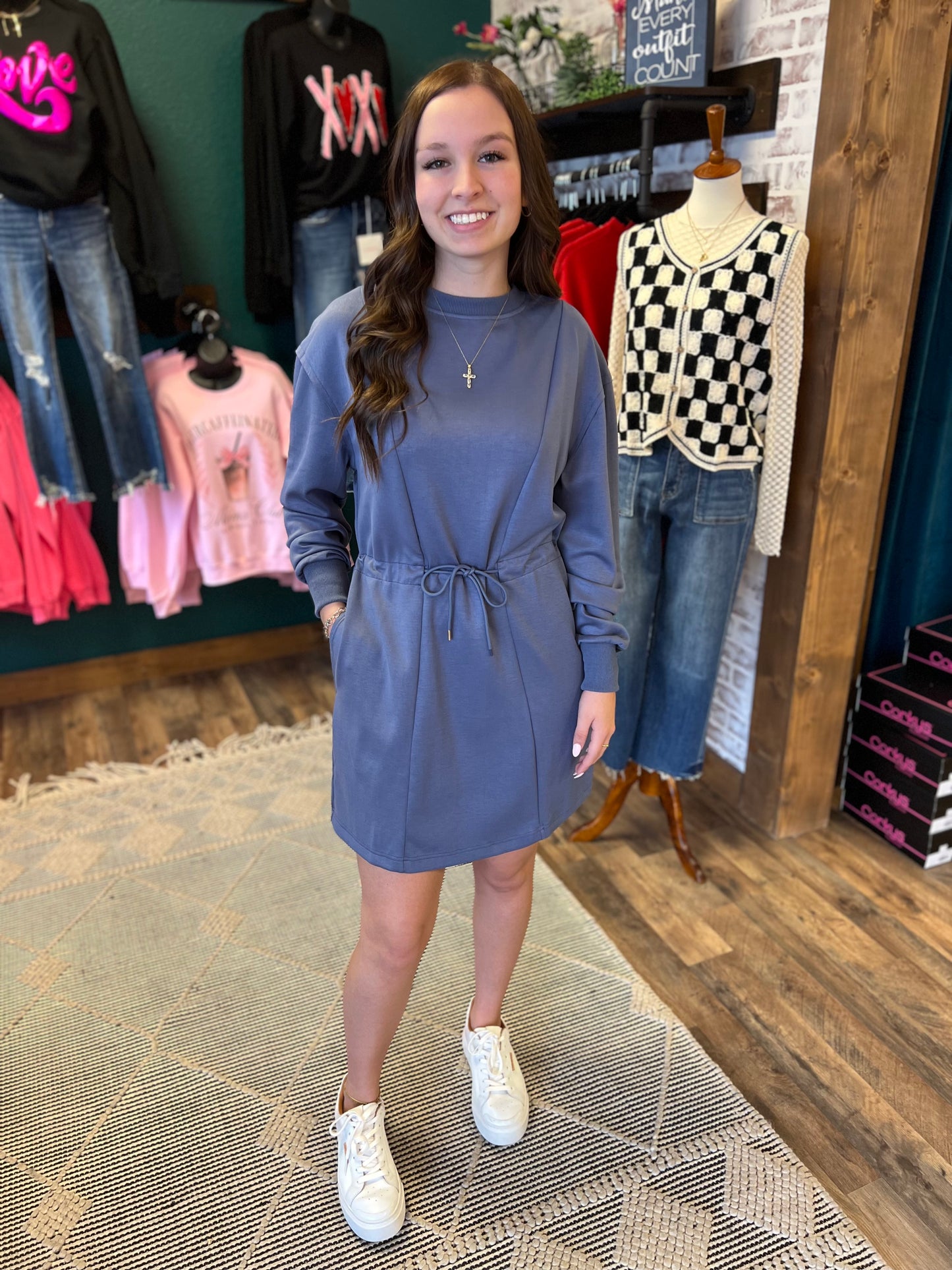 Navy Athletic Dress
