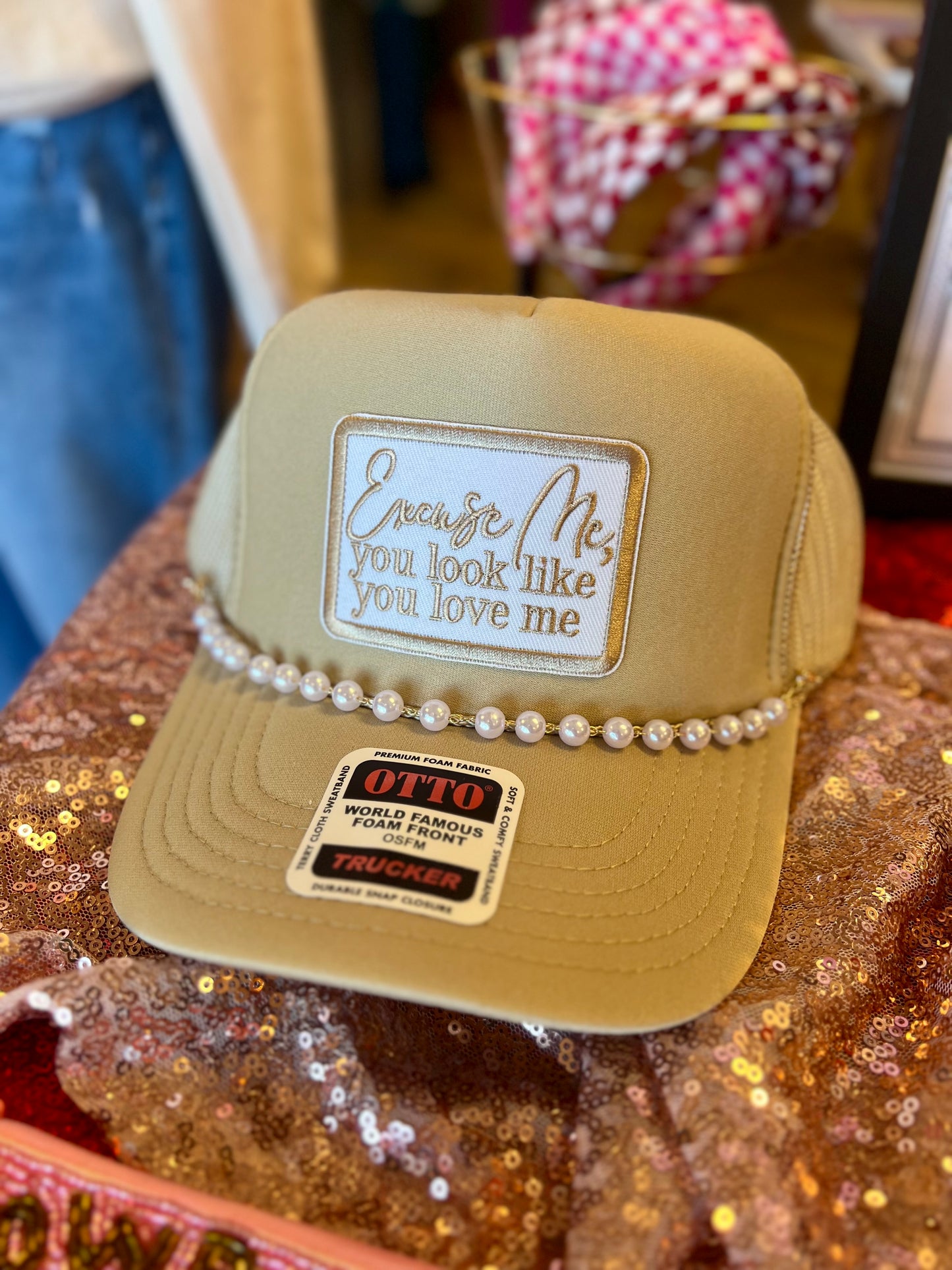 Excuse Me Trucker Hat