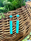 Turquoise Drop Bar Earring