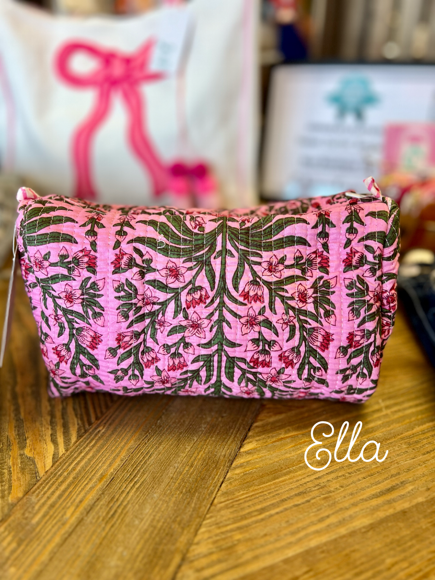 Quilted Cosmetic Bag