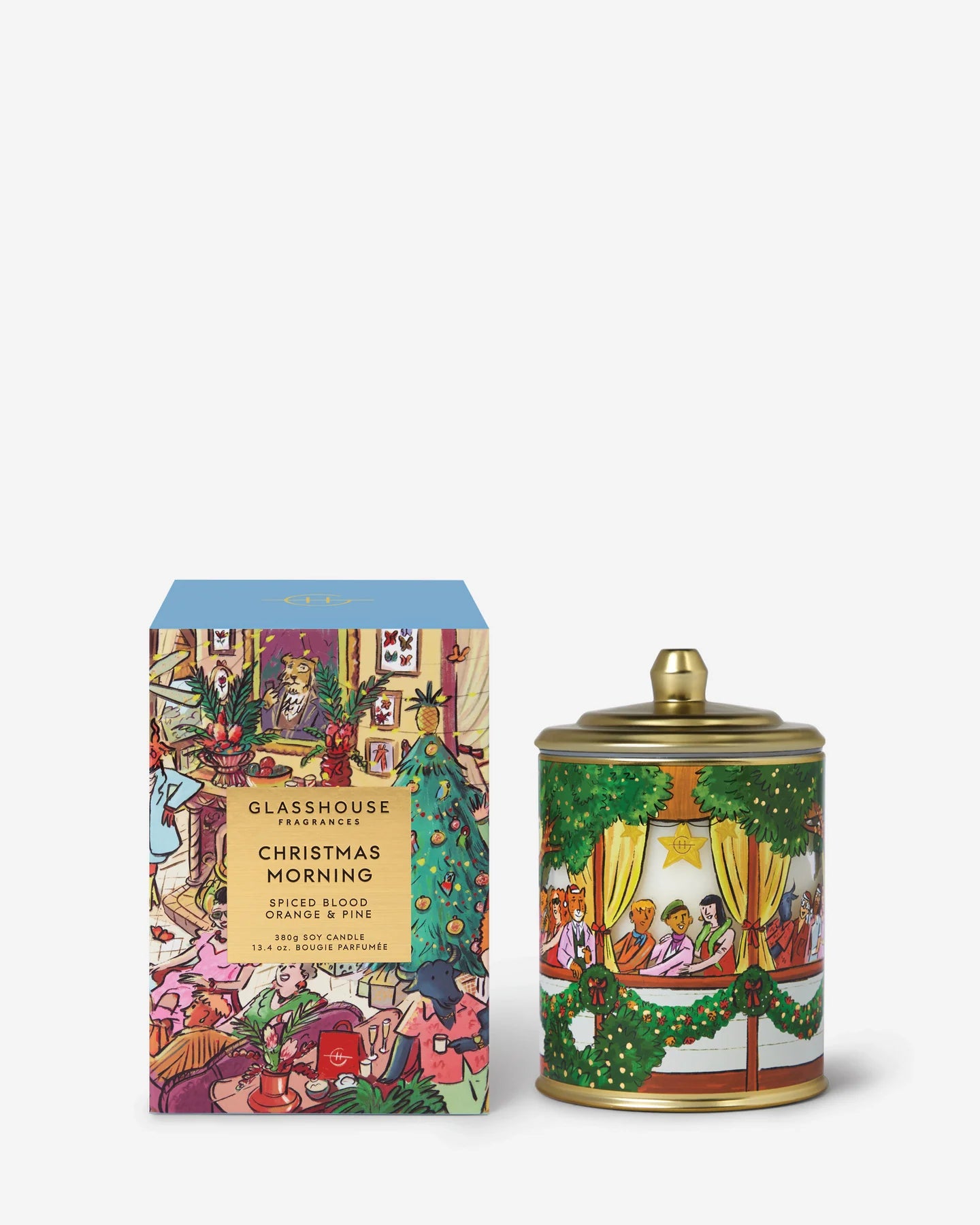 Christmas Morning Large Jar