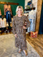 Leopard Smocked Maxi