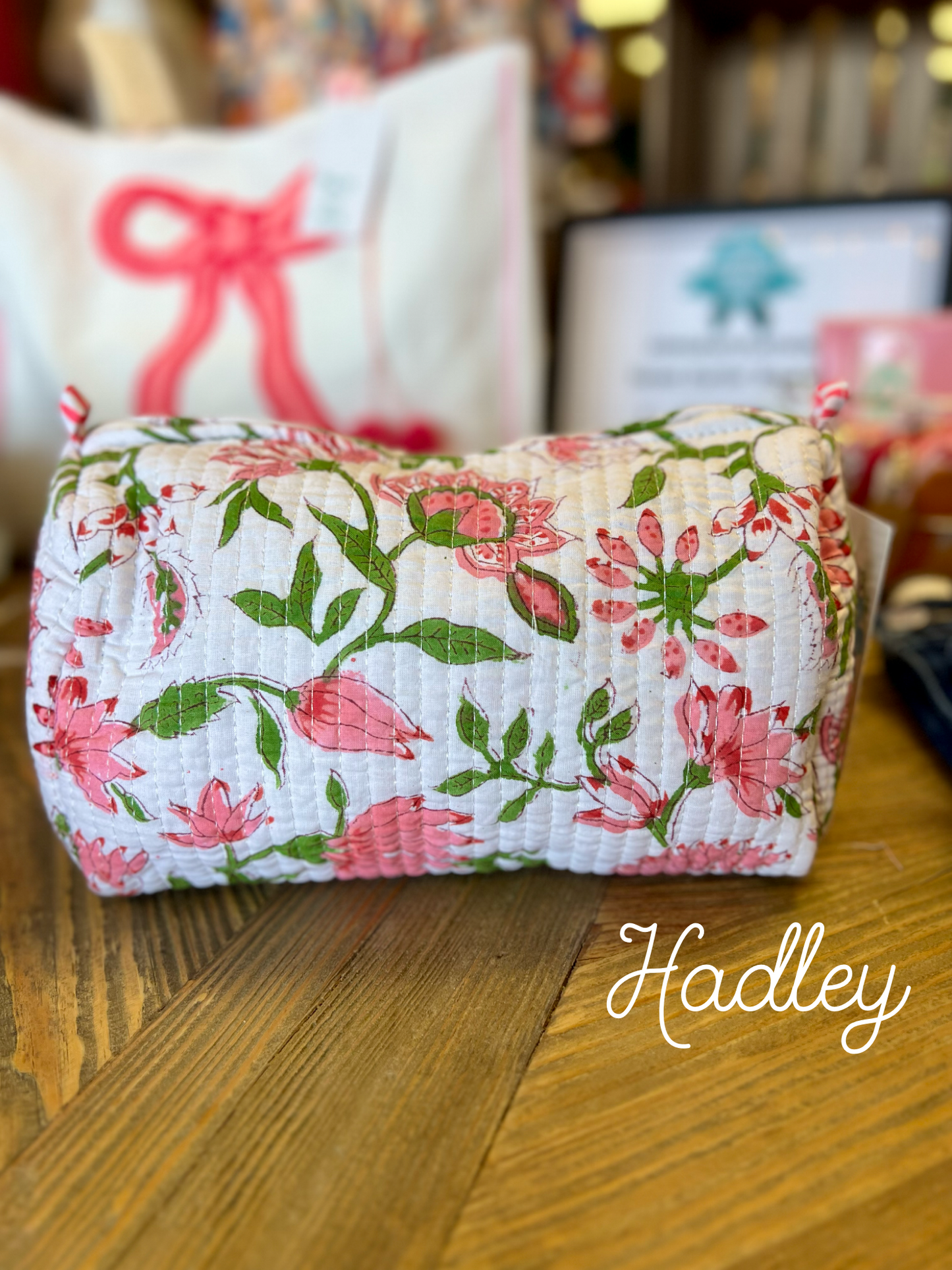 Quilted Cosmetic Bag